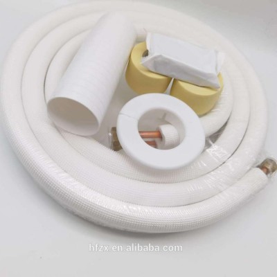 Factory price split insulation copper tube pipe with accessories for air conditioning